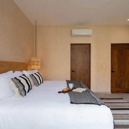 Ferienwohnung Lujoso Departamento Boho-Chic Con Alberca Privada Tulum Exterior foto