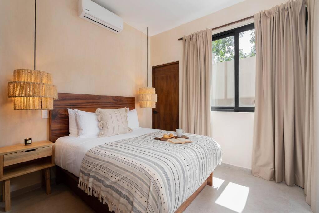 Ferienwohnung Lujoso Departamento Boho-Chic Con Alberca Privada Tulum Exterior foto