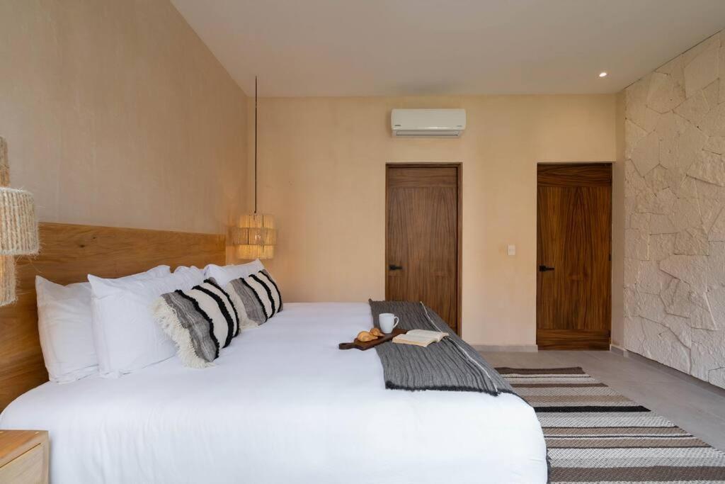 Ferienwohnung Lujoso Departamento Boho-Chic Con Alberca Privada Tulum Exterior foto