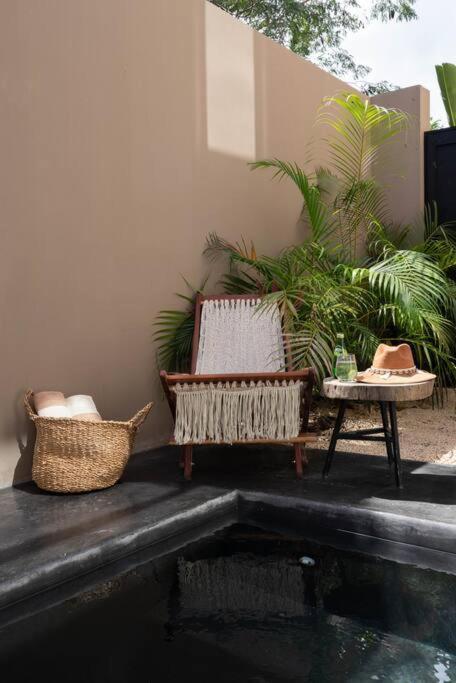 Ferienwohnung Lujoso Departamento Boho-Chic Con Alberca Privada Tulum Exterior foto